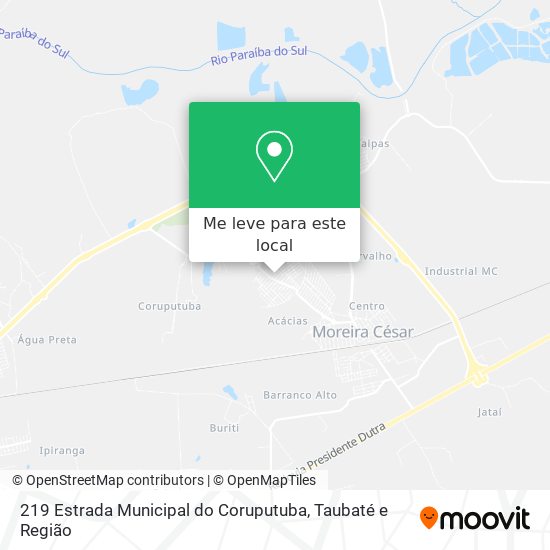 219 Estrada Municipal do Coruputuba mapa