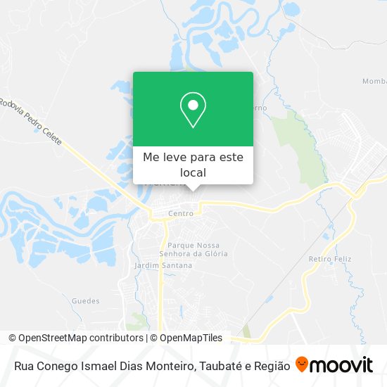Rua Conego Ismael Dias Monteiro mapa