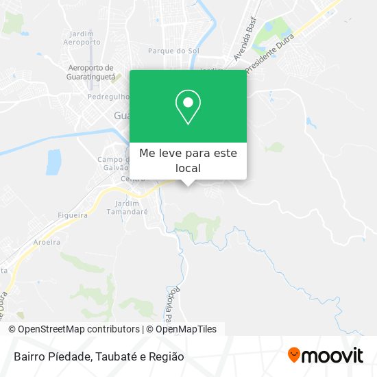 Bairro Píedade mapa