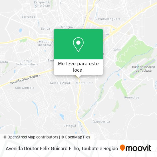 Avenida Doutor Félix Guisard Filho mapa