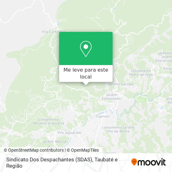 Sindicato Dos Despachantes (SDAS) mapa