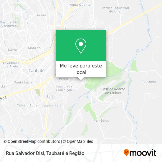 Rua Salvador Disi mapa