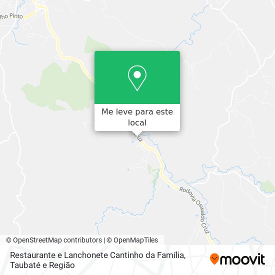 Restaurante e Lanchonete Cantinho da Família mapa