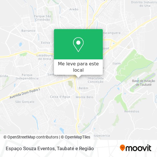 Espaço Souza Eventos mapa