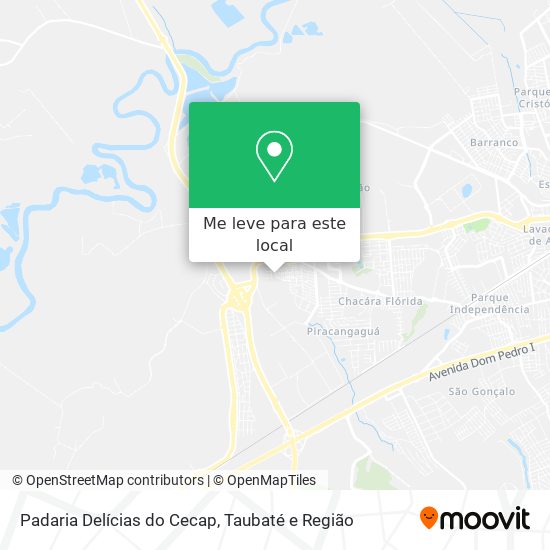 Padaria Delícias do Cecap mapa