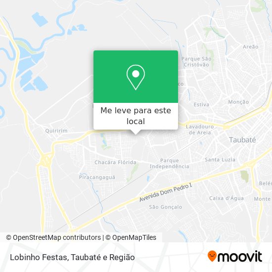 Lobinho Festas mapa