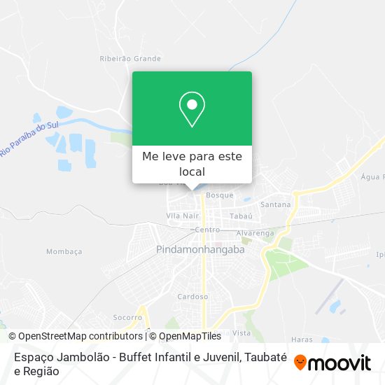 Espaço Jambolão - Buffet Infantil e Juvenil mapa
