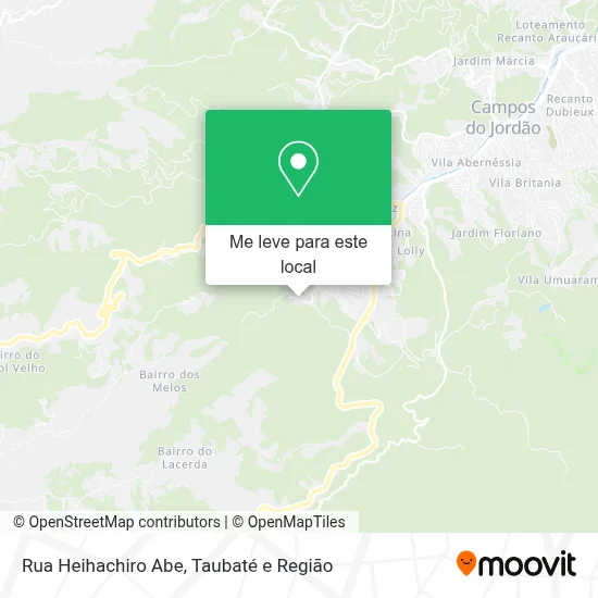 Rua Heihachiro Abe mapa