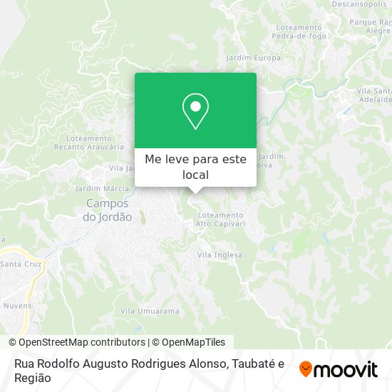 Rua Rodolfo Augusto Rodrigues Alonso mapa