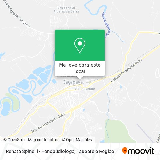 Renata Spinelli - Fonoaudiologa mapa