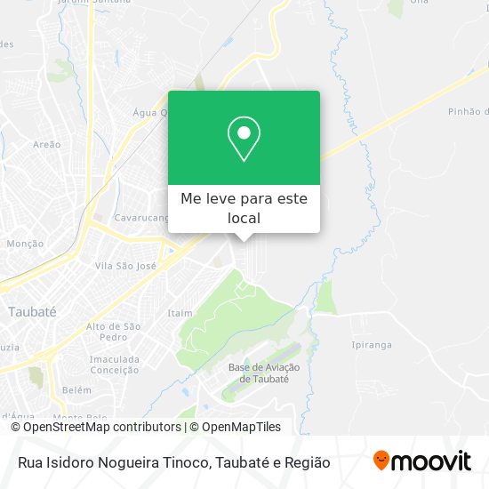 Rua Isidoro Nogueira Tinoco mapa