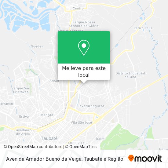 Avenida Amador Bueno da Veiga mapa
