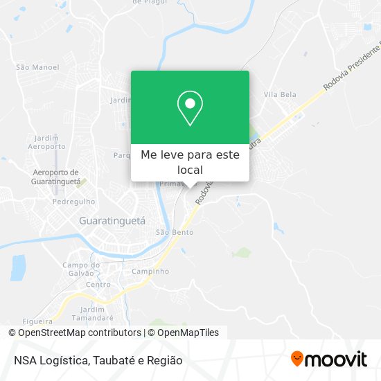 NSA Logística mapa