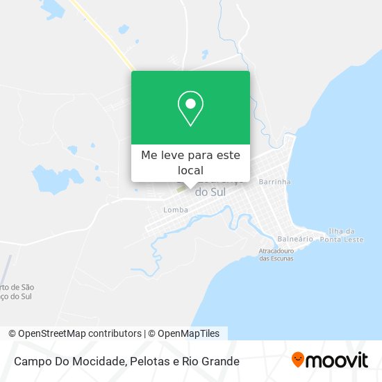 Campo Do Mocidade mapa