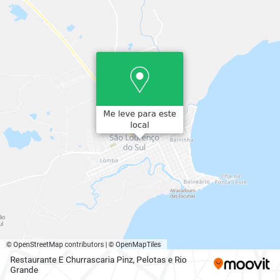 Restaurante E Churrascaria Pinz mapa