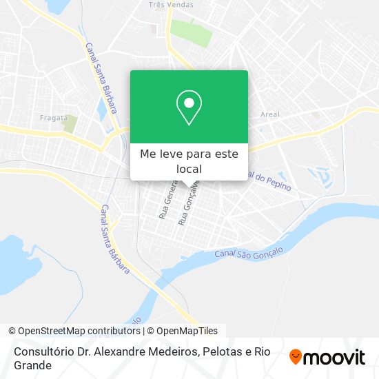 Consultório Dr. Alexandre Medeiros mapa