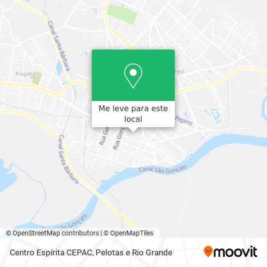 Centro Espírita CEPAC mapa