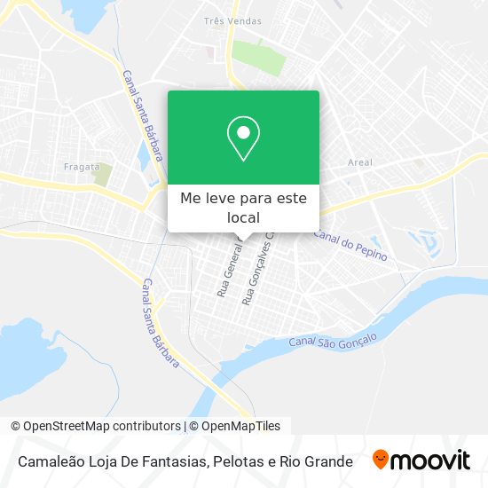 Camaleão Loja De Fantasias mapa