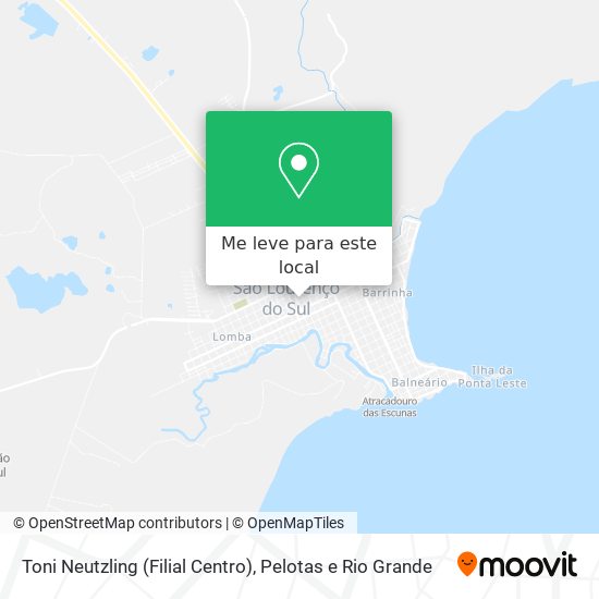 Toni Neutzling (Filial Centro) mapa