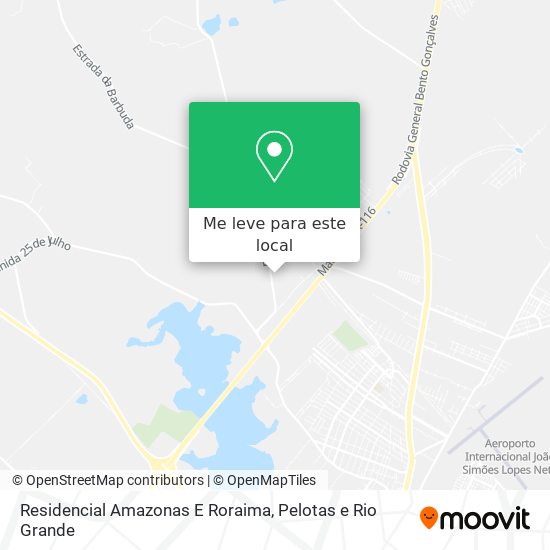 Residencial Amazonas E Roraima mapa