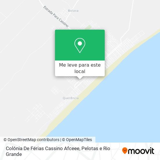 Colônia De Férias Cassino Afceee mapa