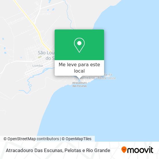 Atracadouro Das Escunas mapa