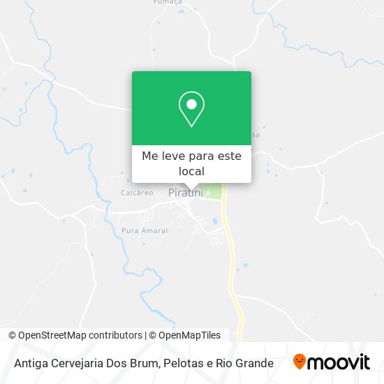 Antiga Cervejaria Dos Brum mapa