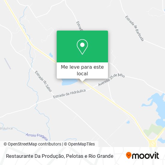 Restaurante Da Produção mapa