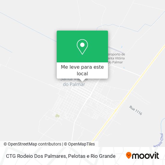 CTG Rodeio Dos Palmares mapa