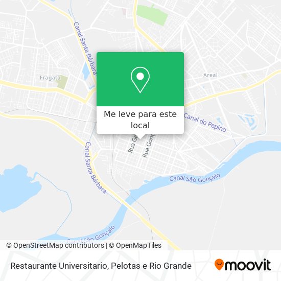 Restaurante Universitario mapa