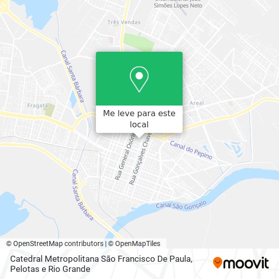 Catedral Metropolitana São Francisco De Paula mapa
