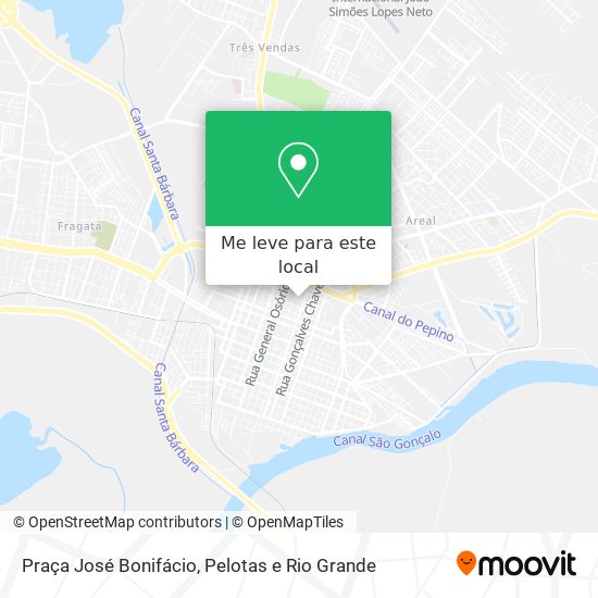 Praça José Bonifácio mapa