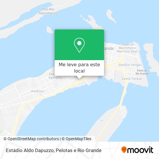 Estádio Aldo Dapuzzo mapa