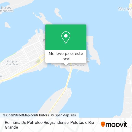 Refinaria De Petróleo Riograndense mapa