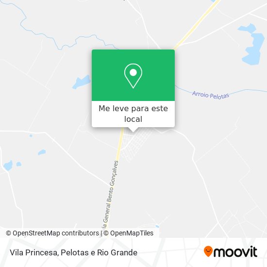 Vila Princesa mapa