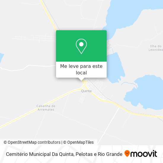 Cemitério Municipal Da Quinta mapa