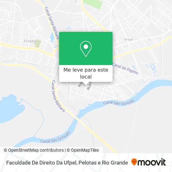 Faculdade De Direito Da Ufpel mapa