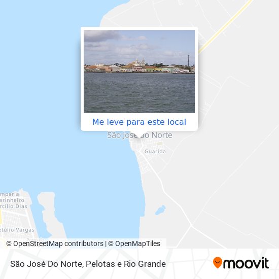 São José Do Norte mapa