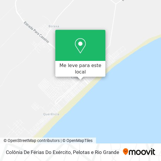 Colônia De Férias Do Exército mapa