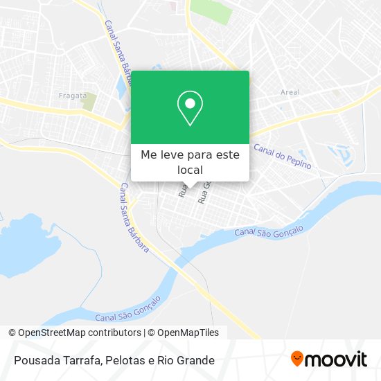 Pousada Tarrafa mapa