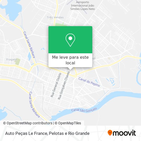 Auto Peças Le France mapa