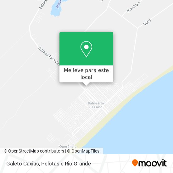 Galeto Caxias mapa