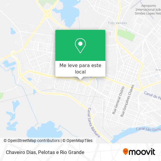 Chaveiro Dias mapa