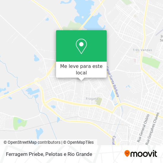 Ferragem Priebe mapa