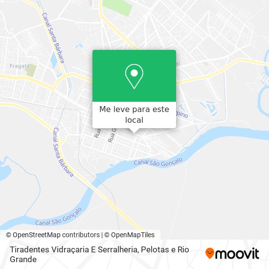 Tiradentes Vidraçaria E Serralheria mapa