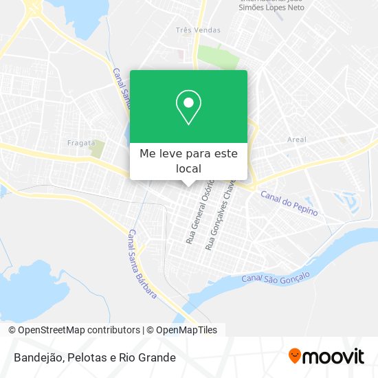 Bandejão mapa