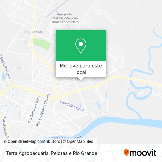 Terra Agropecuária mapa
