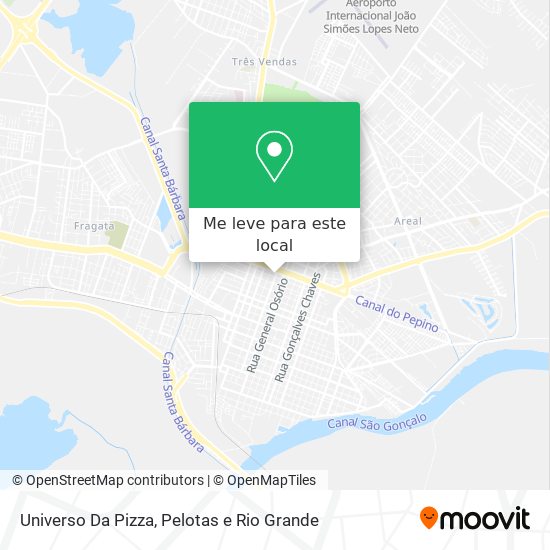 Universo Da Pizza mapa