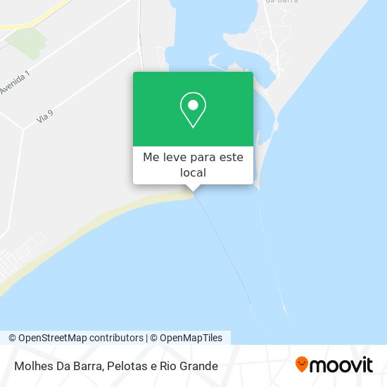 Molhes Da Barra mapa