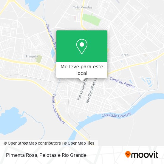 Pimenta Rosa mapa